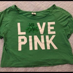 Pink St Patricks tee